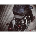 LUIMOTO (Hex-Diamond) Rider Seat Covers for the HARLEY DAVIDSON IRON 1200 (2018+)